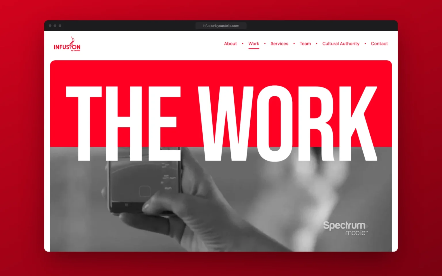 INFUSION by Castells website: the work