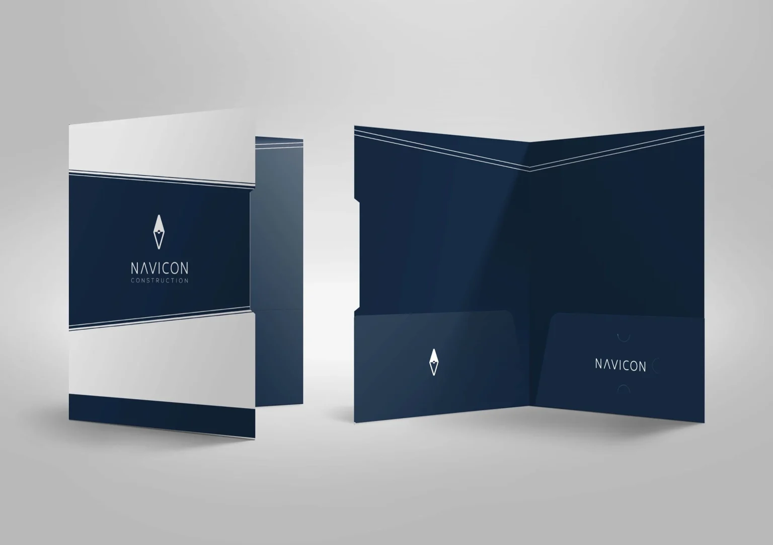 Navicon presentation folder, open